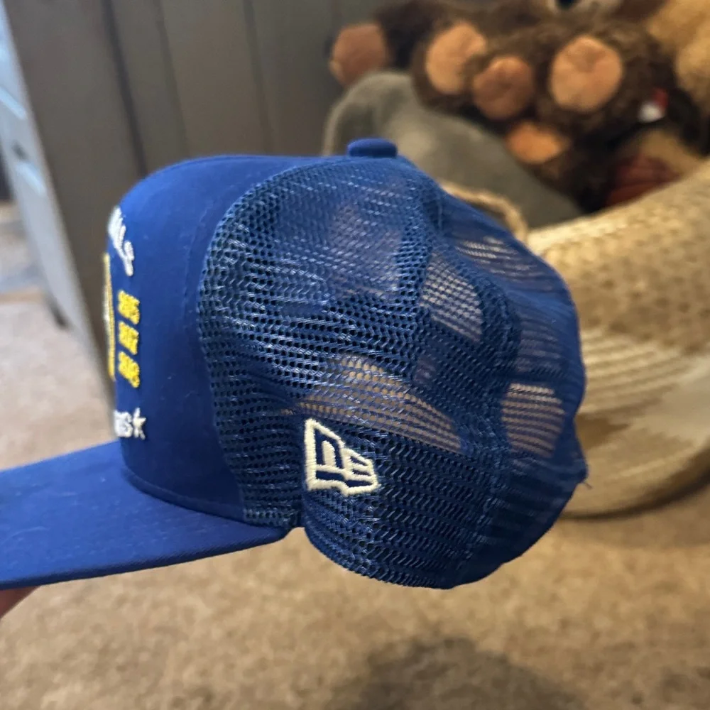 Blue NBA Finals Champions Cap
